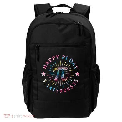 Pi Math Teacher Funny Gift Happy Pi Day With Tie Dye Style Cool Gift Backpack