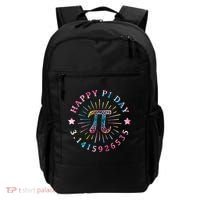 Pi Math Teacher Funny Gift Happy Pi Day With Tie Dye Style Cool Gift Backpack thumb 0