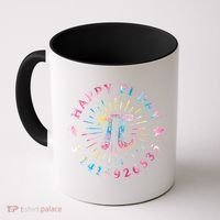 Pi Math Teacher Funny Gift Happy Pi Day With Tie Dye Style Cool Gift Coffee Mug thumb 0