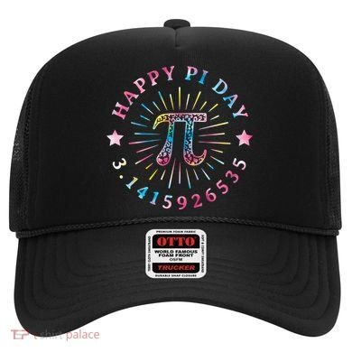 Pi Math Teacher Funny Gift Happy Pi Day With Tie Dye Style Cool Gift Hat