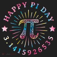 Pi Math Teacher Funny Gift Happy Pi Day With Tie Dye Style Cool Gift Golf Towel thumb 3