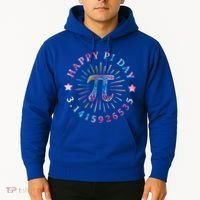 Pi Math Teacher Funny Gift Happy Pi Day With Tie Dye Style Cool Gift Hoodie thumb 2
