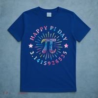 Pi Math Teacher Funny Gift Happy Pi Day With Tie Dye Style Cool Gift T-Shirt thumb 5