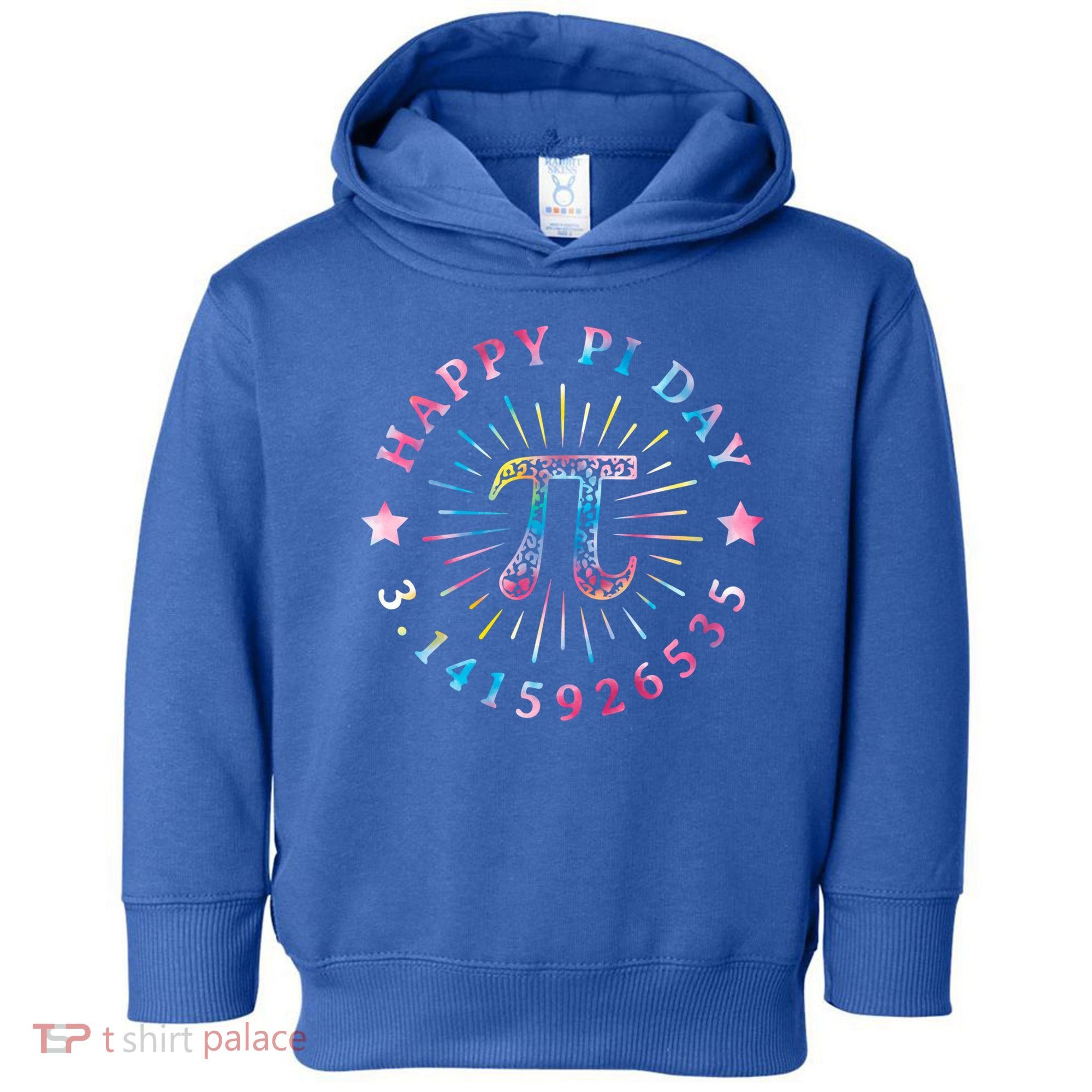 Pi Math Teacher Funny Gift Happy Pi Day With Tie Dye Style Cool Gift Toddler Hoodie