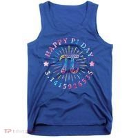 Pi Math Teacher Funny Gift Happy Pi Day With Tie Dye Style Cool Gift Tank Top thumb 0