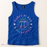 Pi Math Teacher Funny Gift Happy Pi Day With Tie Dye Style Cool Gift Tank Top thumb 2