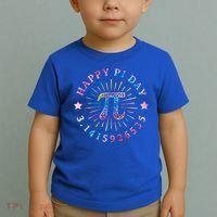 Pi Math Teacher Funny Gift Happy Pi Day With Tie Dye Style Cool Gift Toddler T-Shirt thumb 2