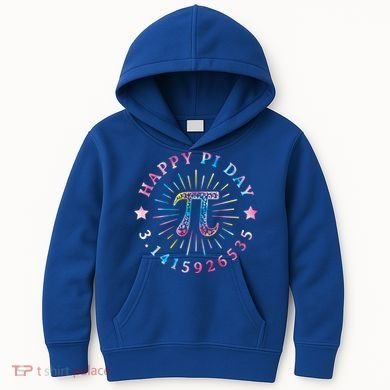 Pi Math Teacher Funny Gift Happy Pi Day With Tie Dye Style Cool Gift Kids Hoodie
