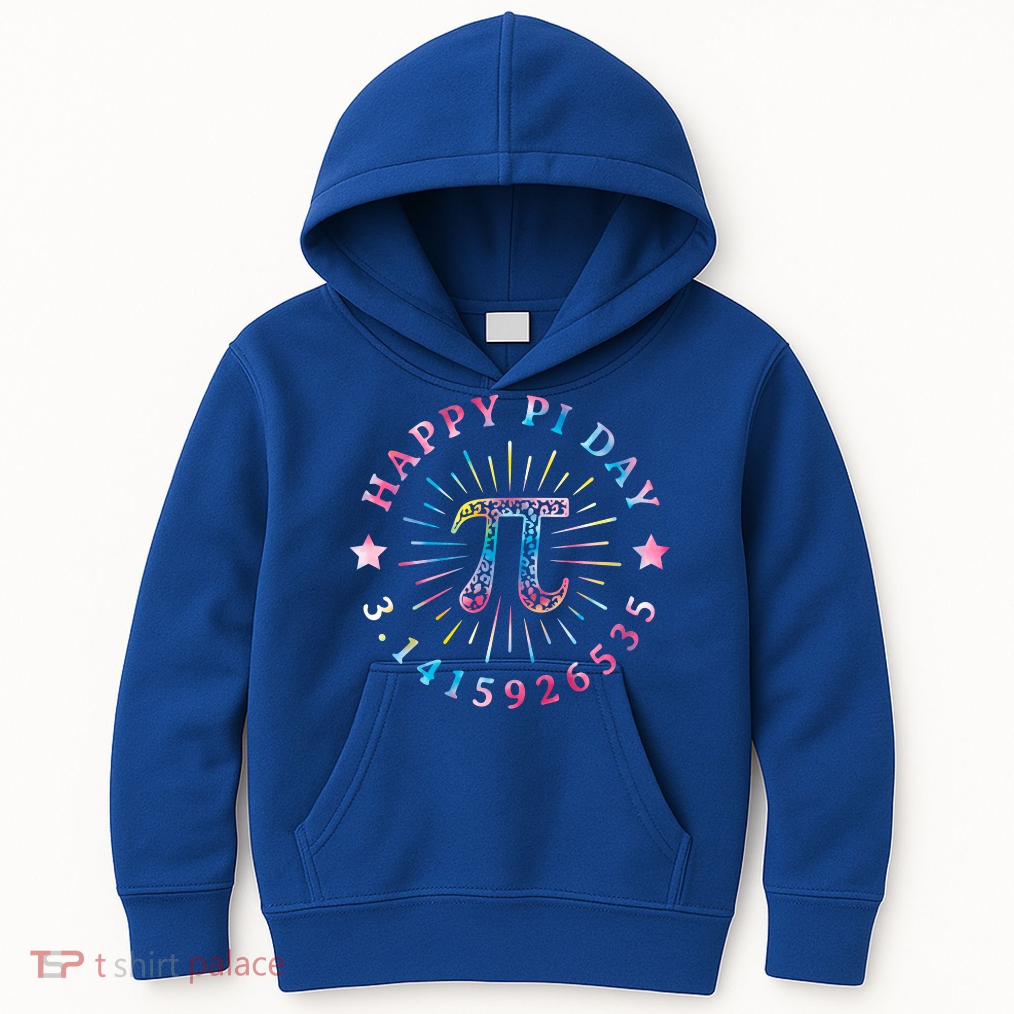 Pi Math Teacher Funny Gift Happy Pi Day With Tie Dye Style Cool Gift Kids Hoodie