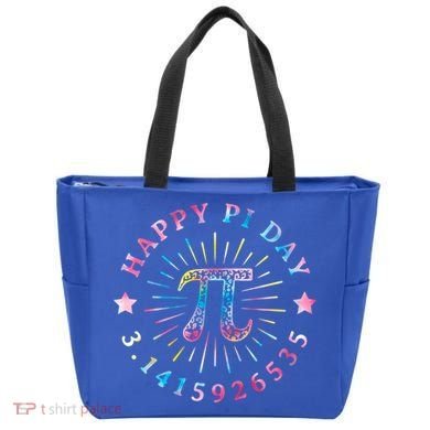 Pi Math Teacher Funny Gift Happy Pi Day With Tie Dye Style Cool Gift Tote Bag