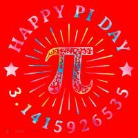 Pi Math Teacher Funny Gift Happy Pi Day With Tie Dye Style Cool Gift Santa Hat thumb 1