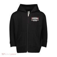 Pickleball Making Tennis Courts Great Again Toddler Zip Fleece Hoodie thumb 0