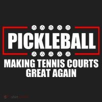 Pickleball Making Tennis Courts Great Again Comfort Colors Heavyweight Long Sleeve T-Shirt thumb 2