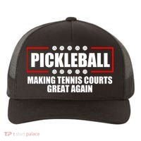 Pickleball Making Tennis Courts Great Again Yupoong Adult 5-Panel Trucker Hat thumb 0