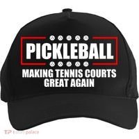 Pickleball Making Tennis Courts Great Again Five-Panel Snapback Cap thumb 0