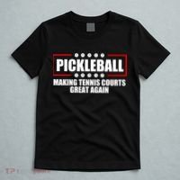 Pickleball Making Tennis Courts Great Again T-Shirt thumb 5