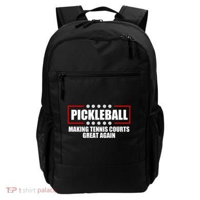 Pickleball Making Tennis Courts Great Again Backpack
