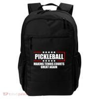 Pickleball Making Tennis Courts Great Again Backpack thumb 0