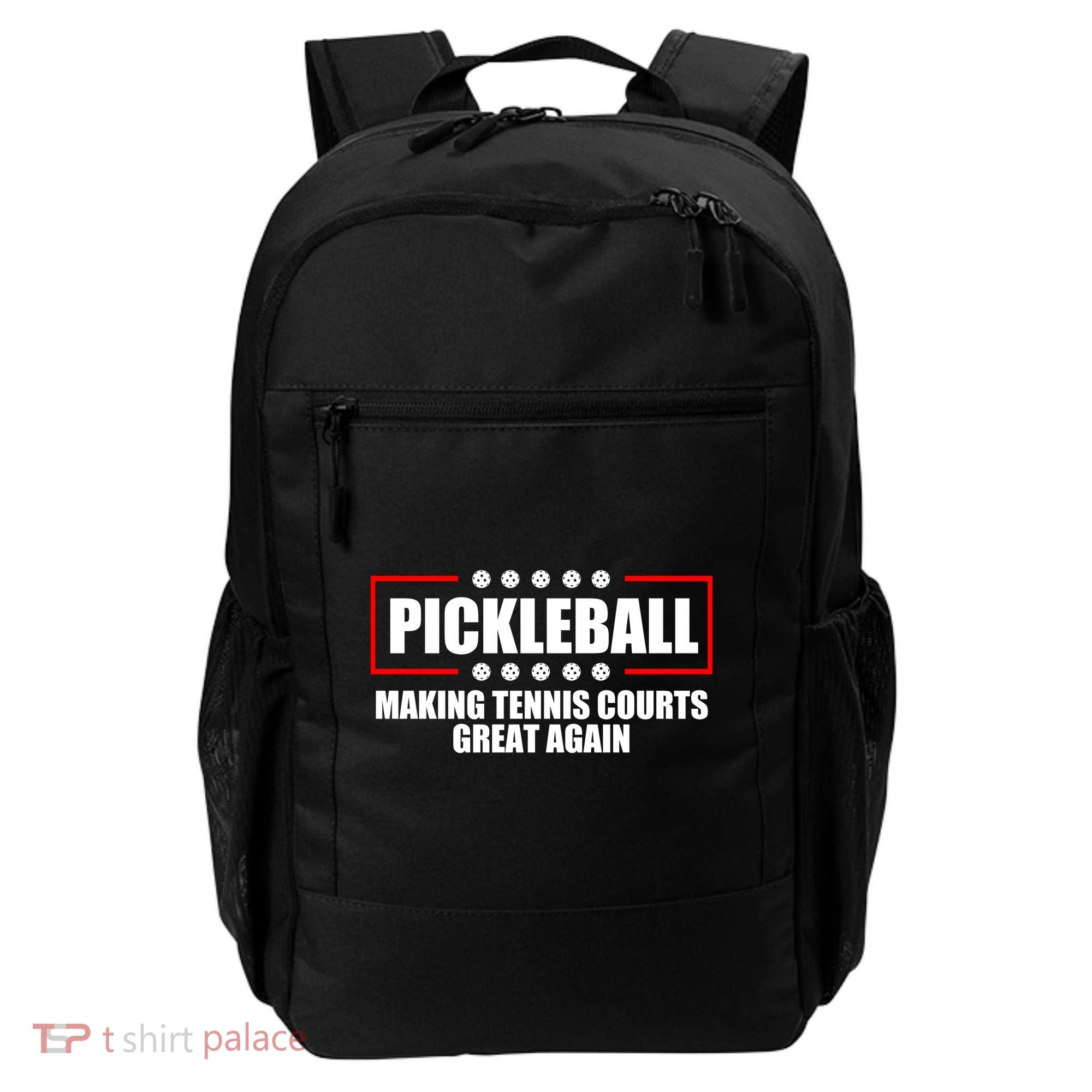 Pickleball Making Tennis Courts Great Again Backpack
