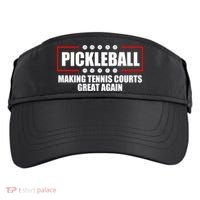 Pickleball Making Tennis Courts Great Again Adult Drive Performance Visor thumb 0