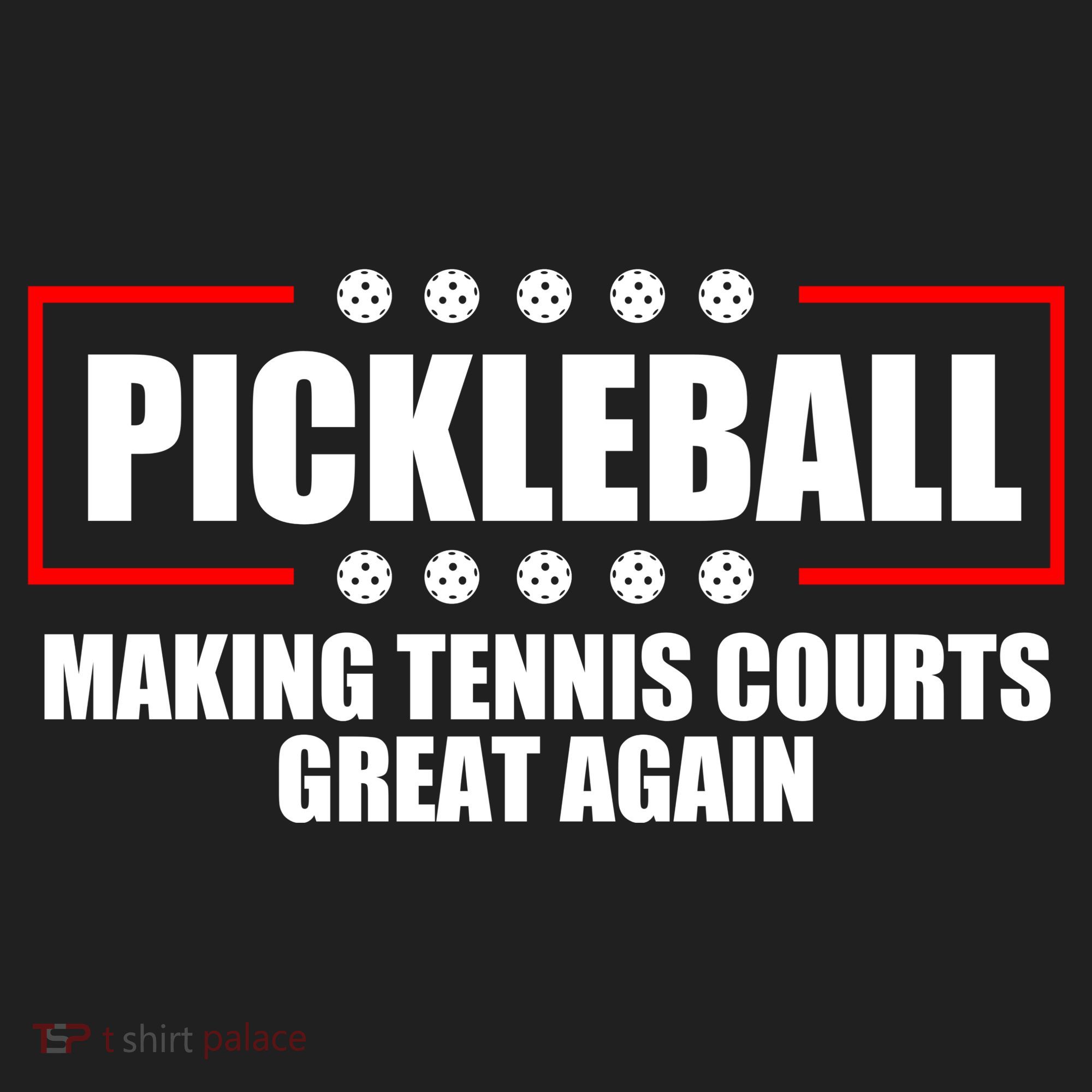 Pickleball Making Tennis Courts Great Again Adult Drive Performance Visor