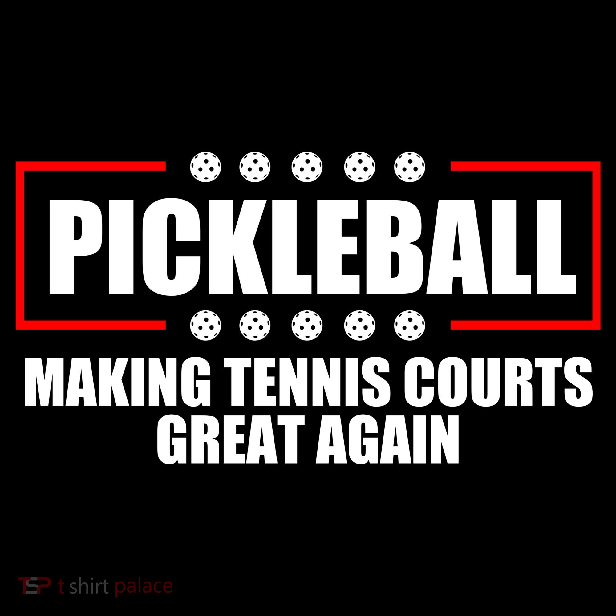 Pickleball Making Tennis Courts Great Again Mousepad