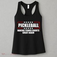 Pickleball Making Tennis Courts Great Again Women's Tank Top thumb 3