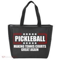 Pickleball Making Tennis Courts Great Again Tote Bag thumb 0