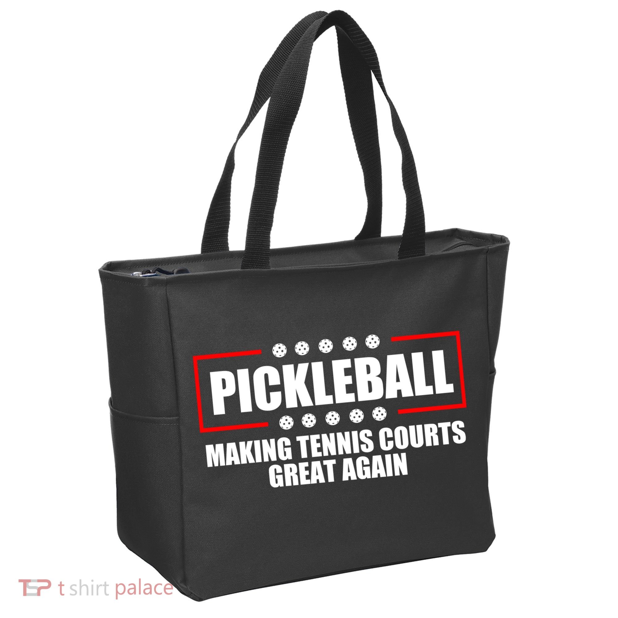 Pickleball Making Tennis Courts Great Again Tote Bag