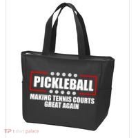 Pickleball Making Tennis Courts Great Again Tote Bag thumb 3
