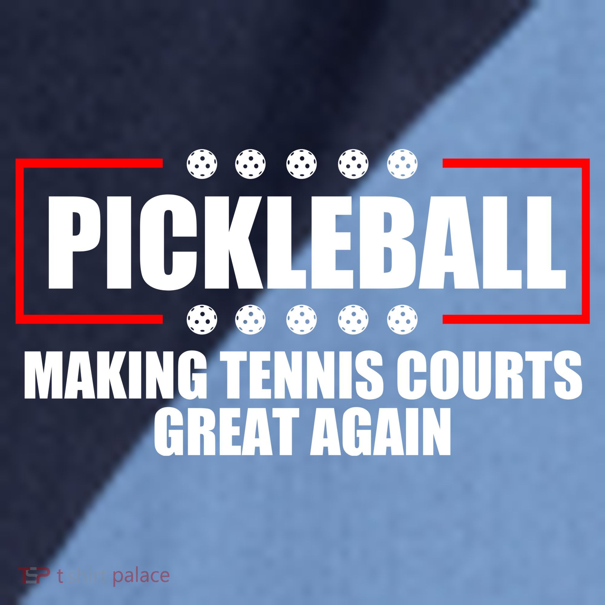 Pickleball Making Tennis Courts Great Again Raglan Baseball Sleeve Shirt