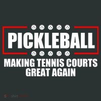 Pickleball Making Tennis Courts Great Again Infant Baby Jersey Bodysuit thumb 2