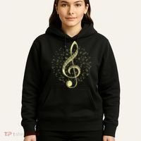 Piano Music Treble Clef Pianist Gift Piano Hoodie thumb 5