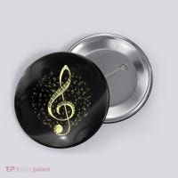 Piano Music Treble Clef Pianist Gift Piano Button thumb 0