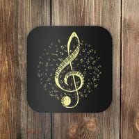 Piano Music Treble Clef Pianist Gift Piano Coaster thumb 0