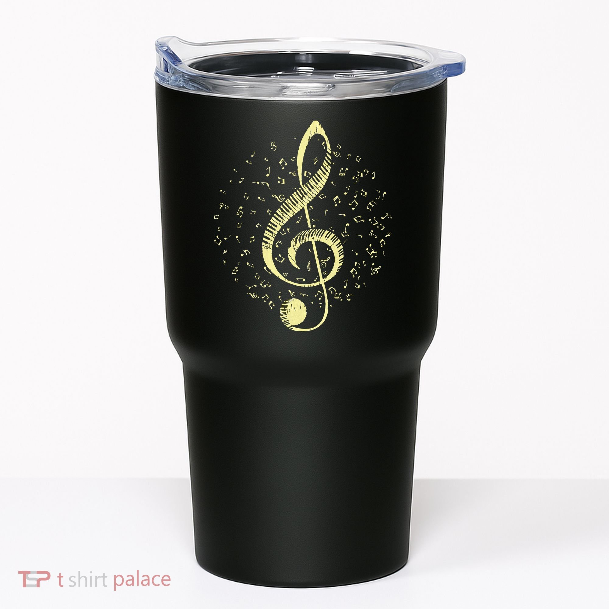 Piano Music Treble Clef Pianist Gift Piano Tumbler