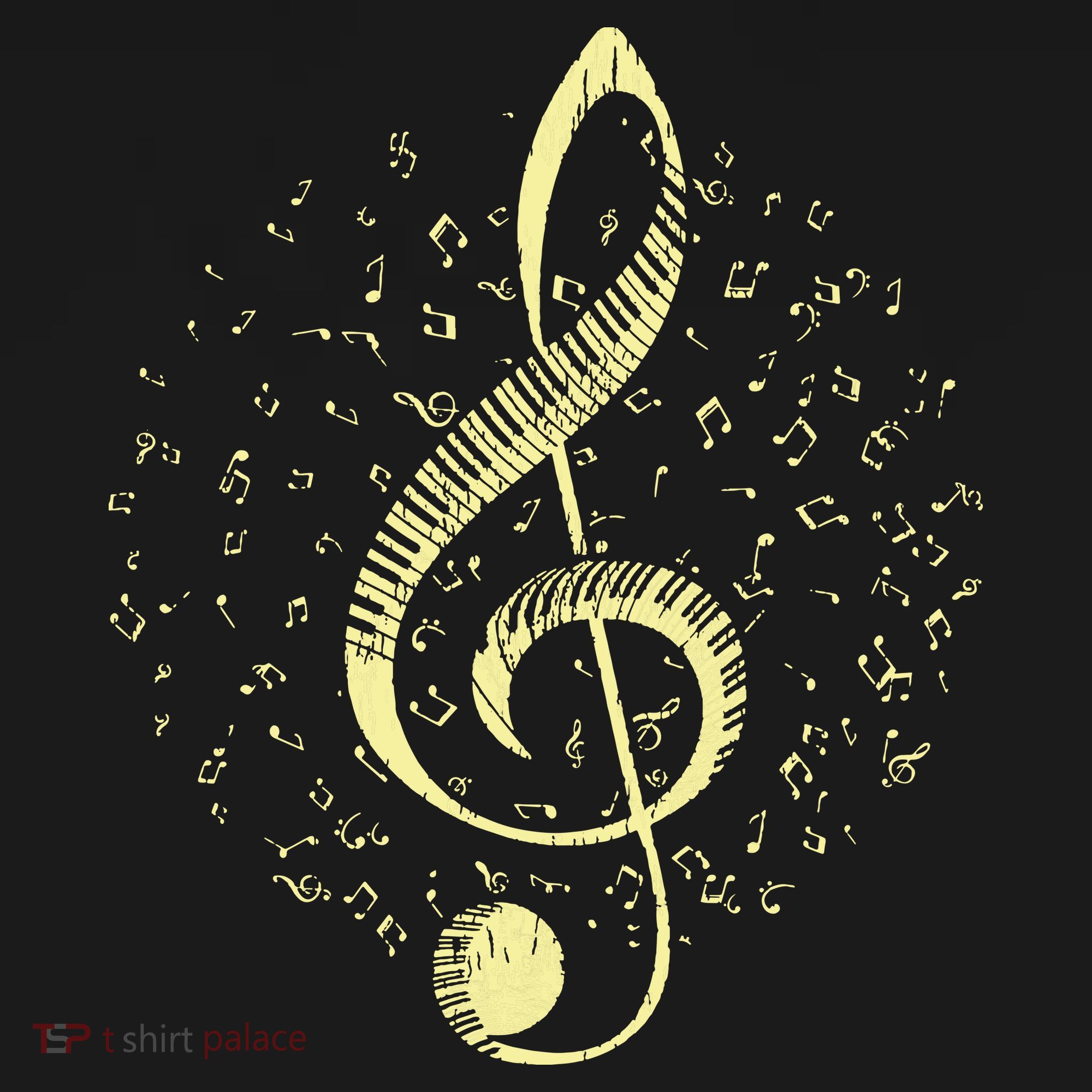 Piano Music Treble Clef Pianist Gift Piano Women's Tank Top