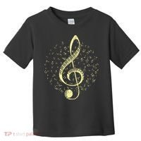 Piano Music Treble Clef Pianist Gift Piano Toddler T-Shirt thumb 0