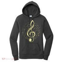 Piano Music Treble Clef Pianist Gift Piano Women's Hoodie thumb 0