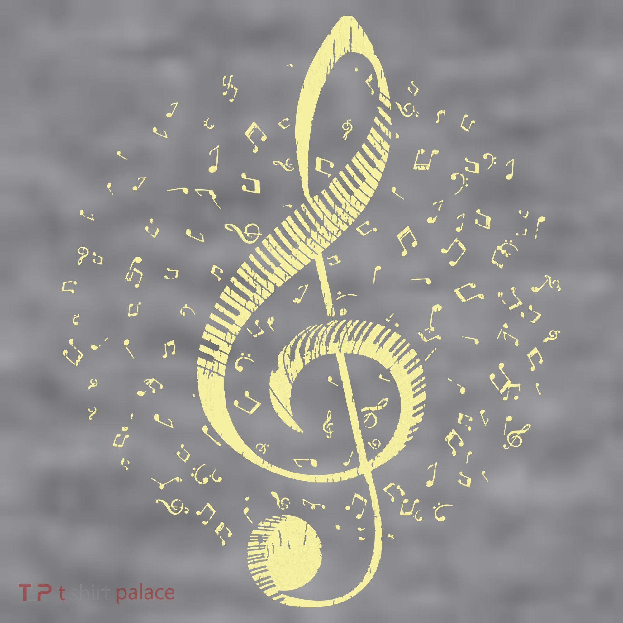 Piano Music Treble Clef Pianist Gift Piano Women's Racerback Cropped Tank