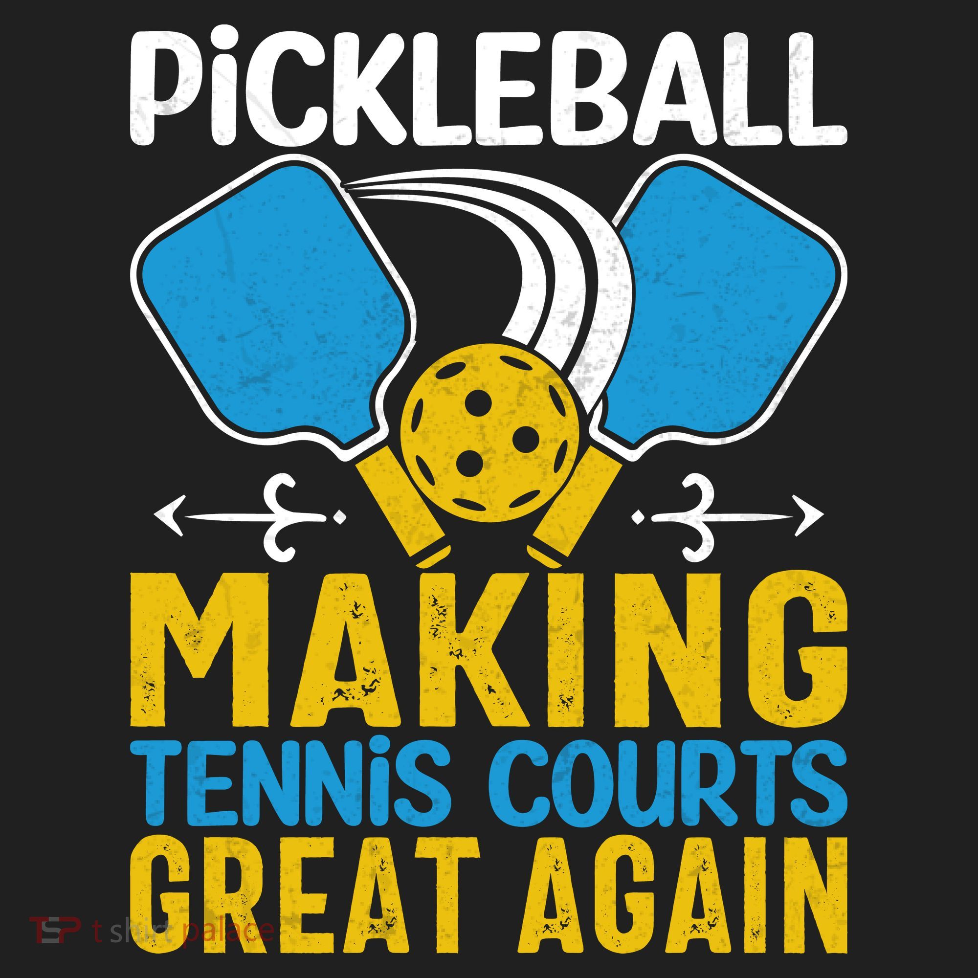 Pickleball Making Tennis Courts Great Again Funny Hat