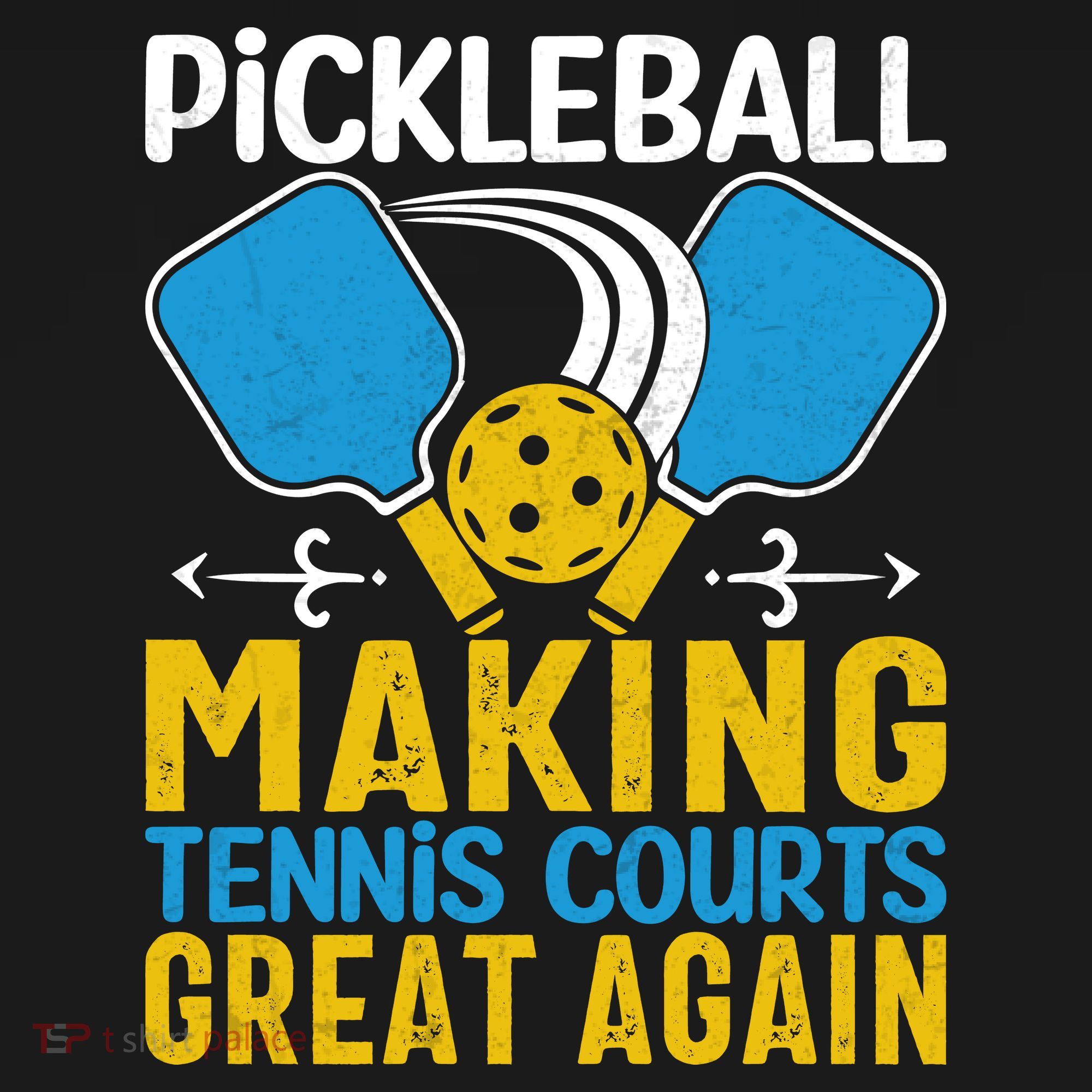 Pickleball Making Tennis Courts Great Again Funny Visor