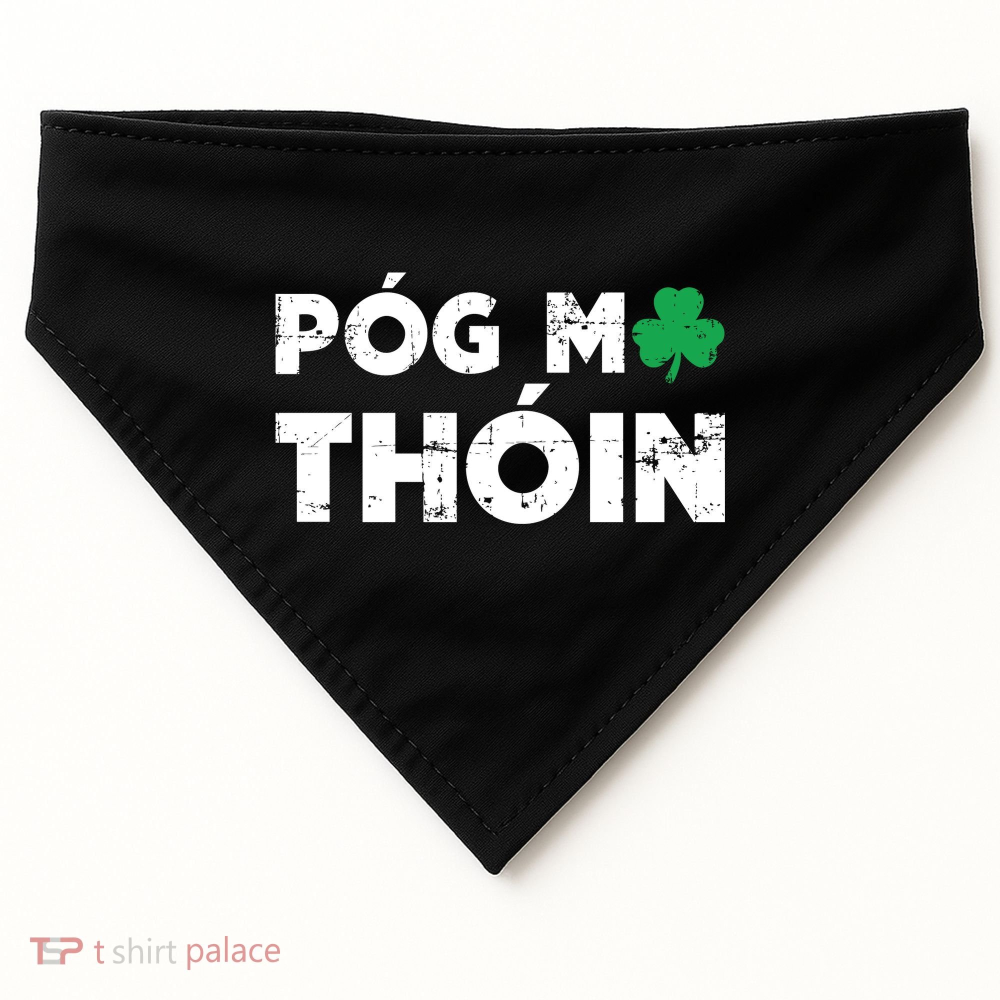 Pog Mo Thoin Shamrock USA-Made Doggie Bandana