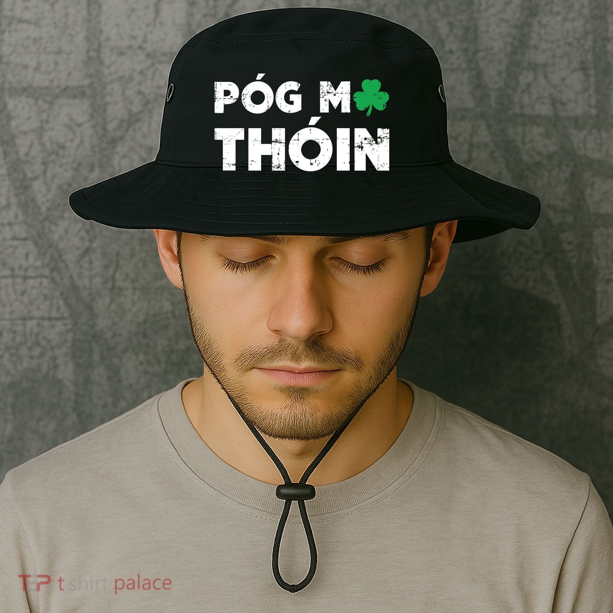 Pog Mo Thoin Shamrock Bucket Hat
