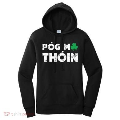 Pog Mo Thoin Shamrock Women's Hoodie