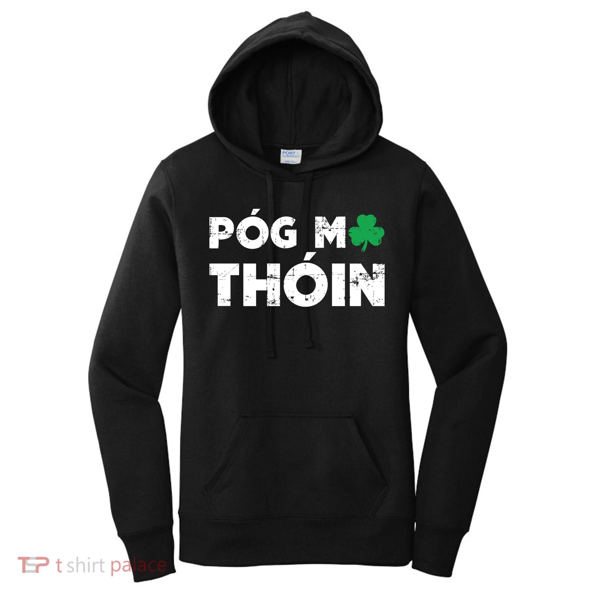 Pog Mo Thoin Shamrock Women's Hoodie