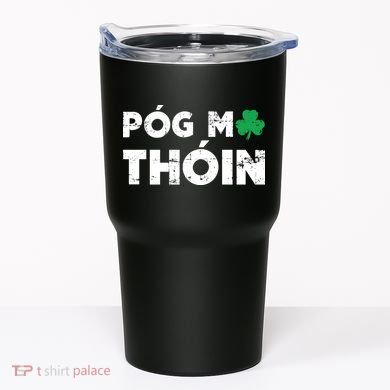 Pog Mo Thoin Shamrock Tumbler