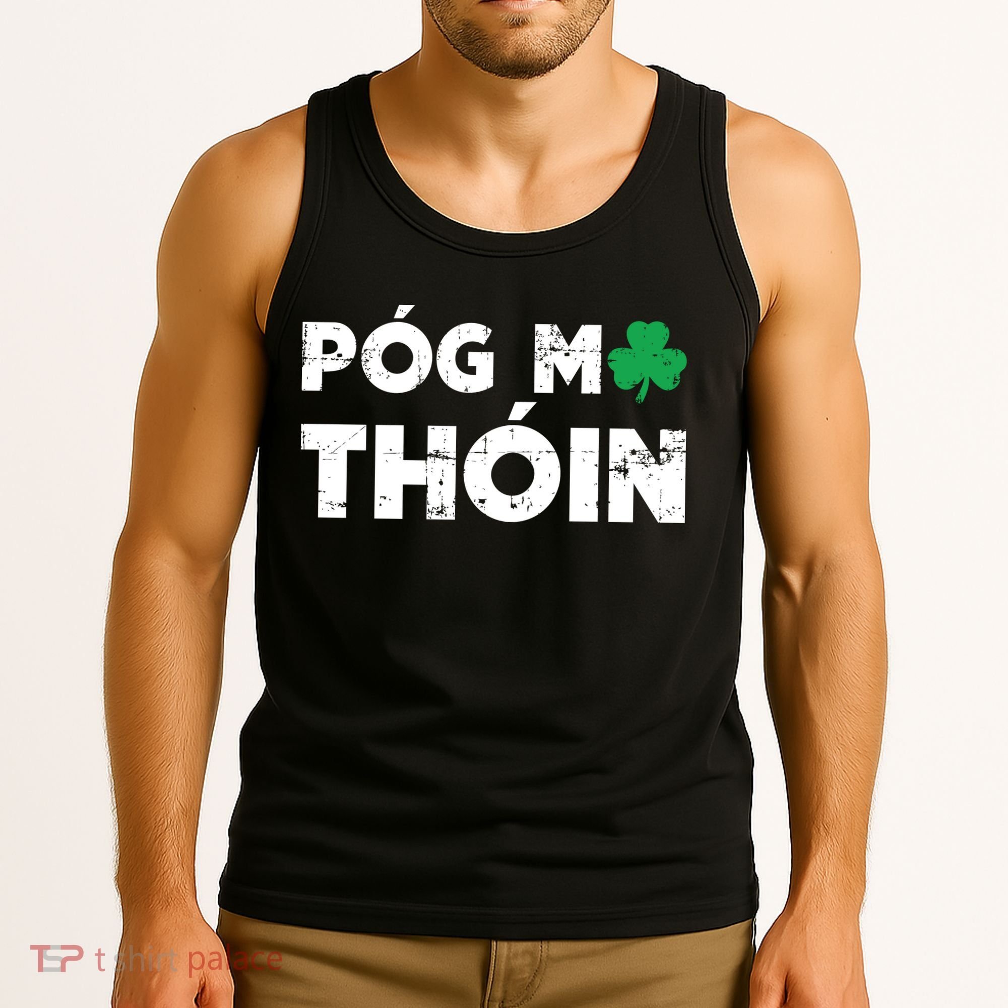 Pog Mo Thoin Shamrock Tank Top