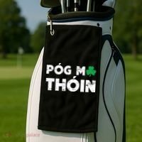 Pog Mo Thoin Shamrock Golf Towel thumb 2