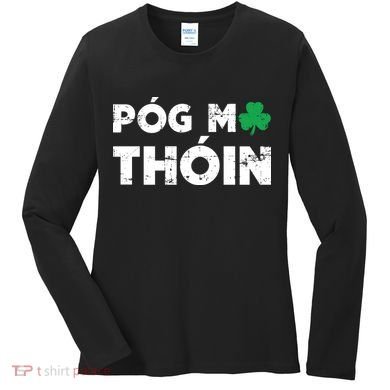 Pog Mo Thoin Shamrock Women's Long Sleeve Shirt